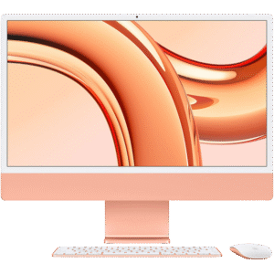 Apple iMac "M4" 8 CPU/8 GPU/2 Ports 24"Inch Orange (A3247)